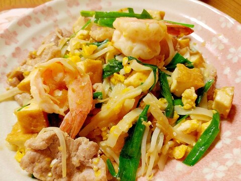 おうちでタイ焼きそば(パッタイ)